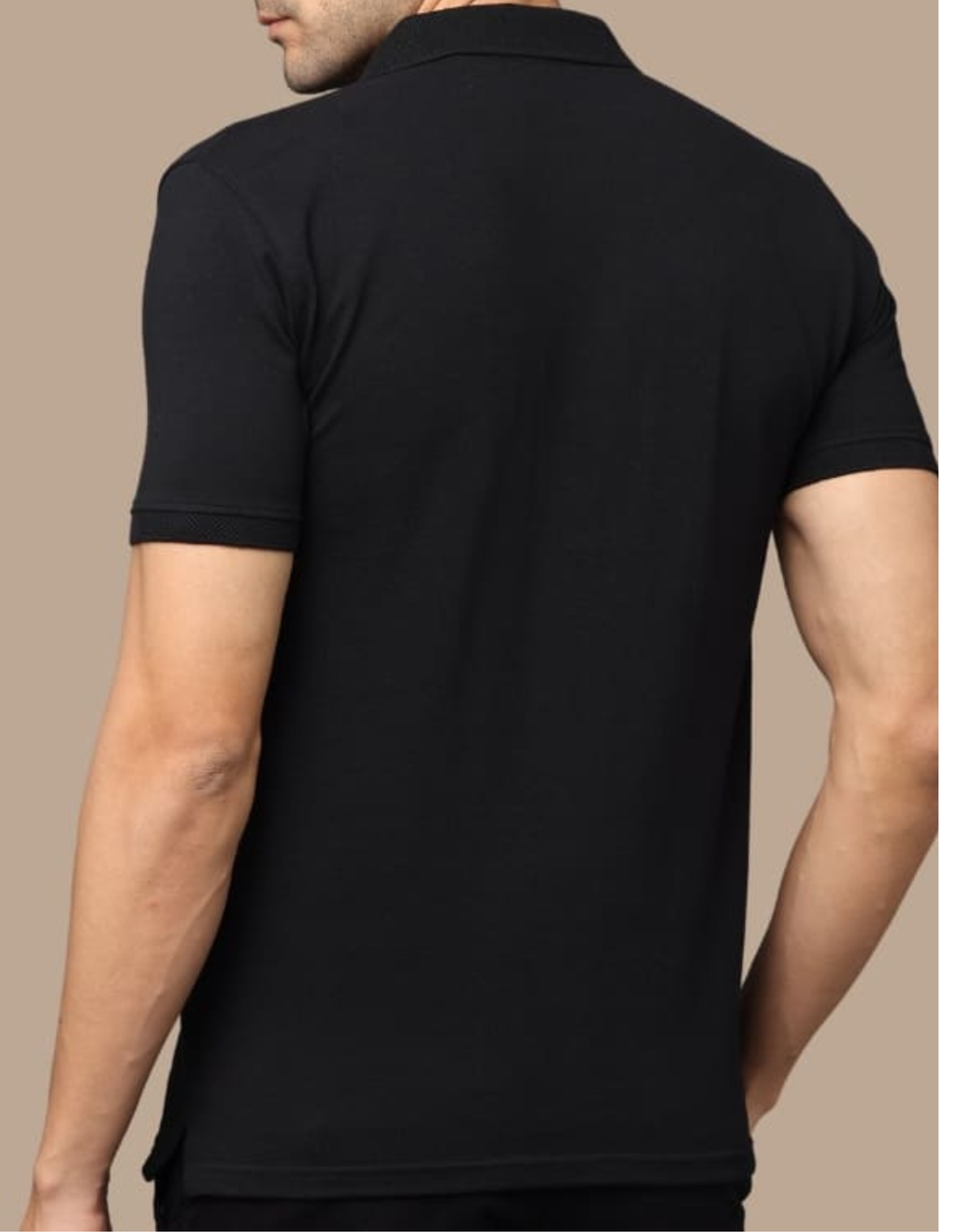 Jacquard Polo Classic Black W/O Tipping