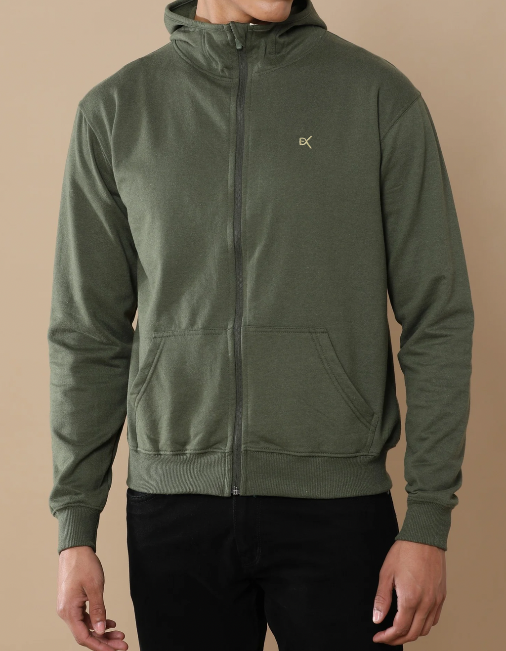 2 In 1 Zipper Jacket Olive Rush